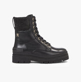 Tommy Hilfiger FEMININE FELT LACE UPIE Womens Boots Black