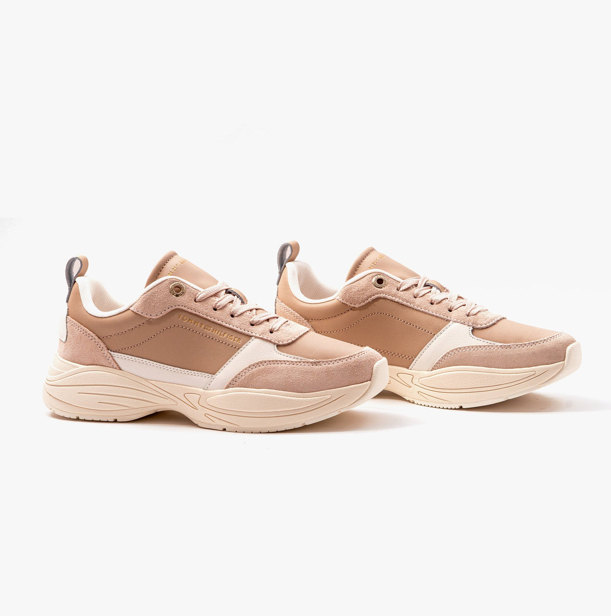 Tommy Hilfiger ESSENTIAL LTHR RUNNER Womens Trainers Merino