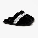 Tommy Hilfiger TOMMY FUR HOTEL  Womens Slippers Black