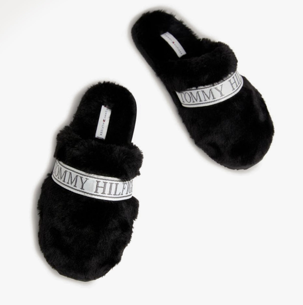 Tommy Hilfiger TOMMY FUR HOTEL  Womens Slippers Black