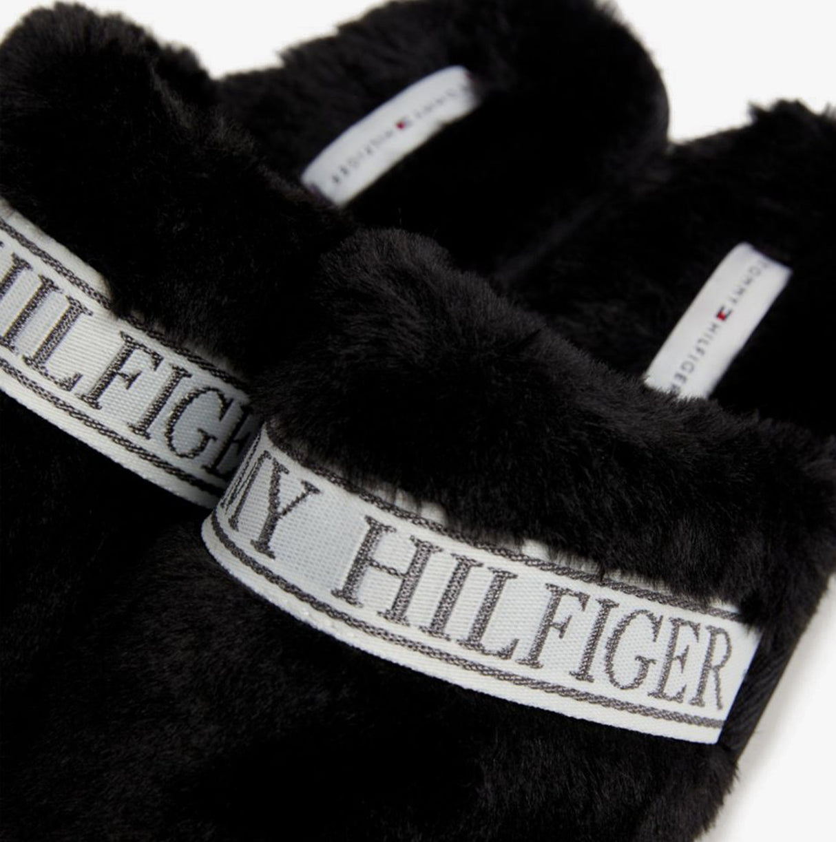 Tommy Hilfiger TOMMY FUR HOTEL  Womens Slippers Black
