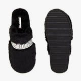 Tommy Hilfiger TOMMY FUR HOTEL  Womens Slippers Black