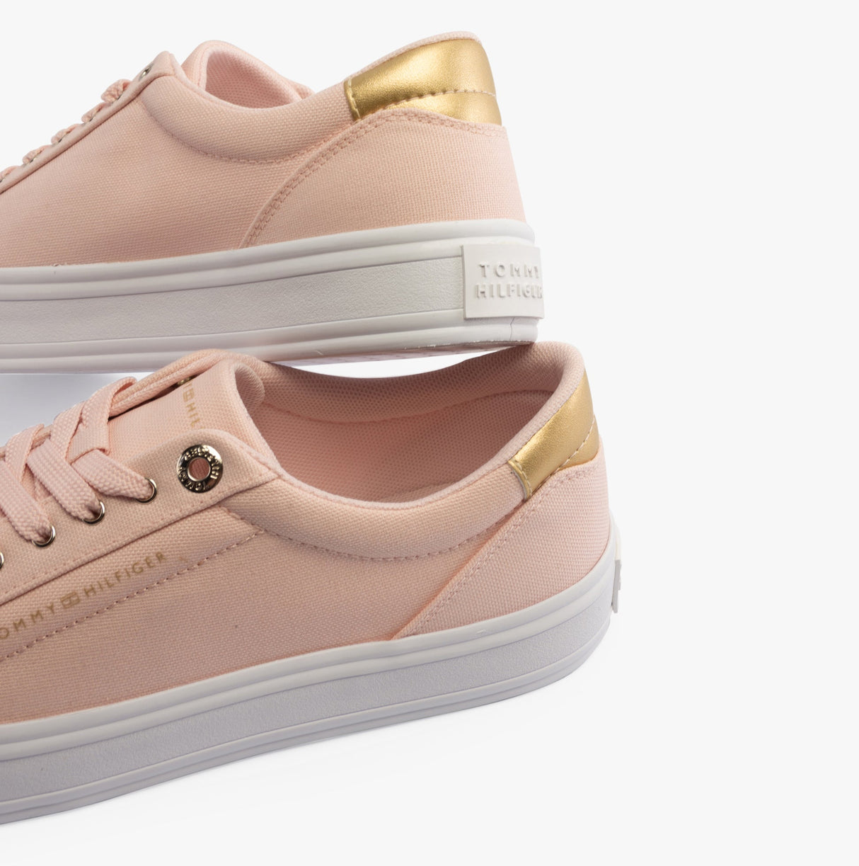 Tommy Hilfiger ESSENTIAL CANVAS Womens Sneakers Whimsy Pink