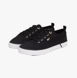 Tommy Hilfiger CANVAS SNEAKER Womens Sneakers Black
