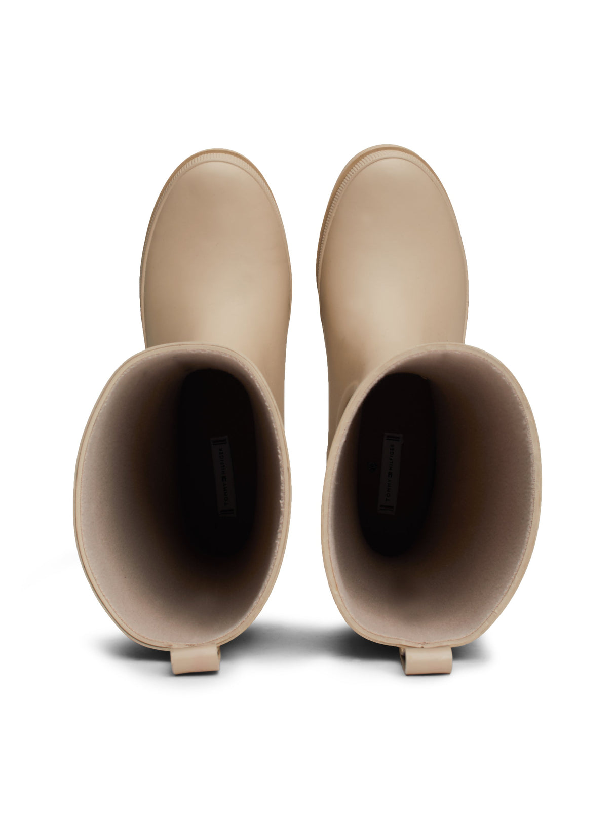 Tommy Hilfiger RUBBER Womens Long Boots Beige