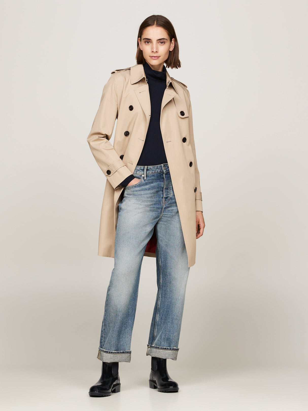 Tommy Hilfiger FLAG Womens Rainboots Black