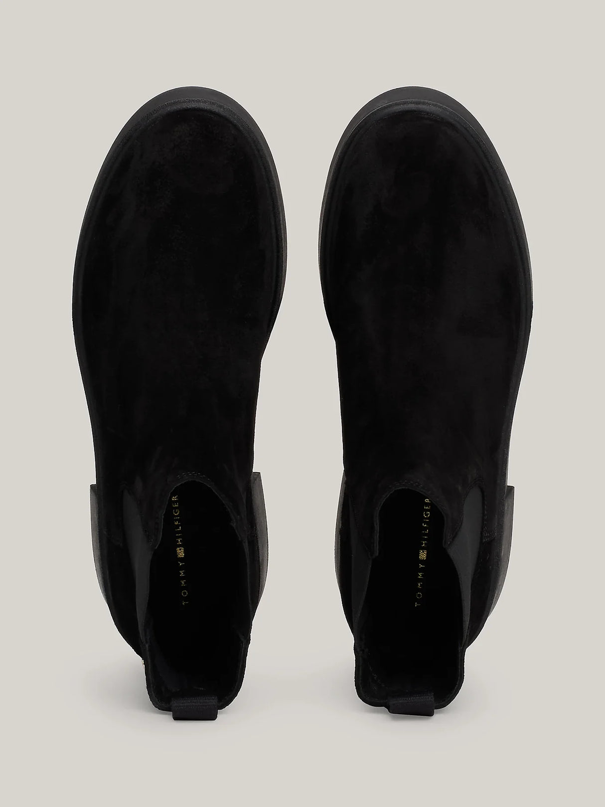 Tommy Hilfiger MINIMAL SUEDE Womens Chelsea Boots Black