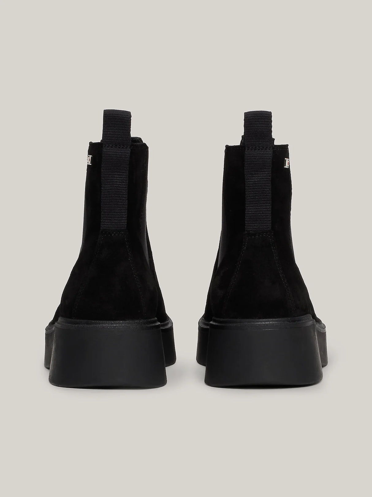 Tommy Hilfiger MINIMAL SUEDE Womens Chelsea Boots Black