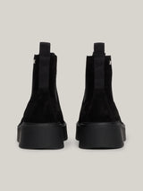 Tommy Hilfiger MINIMAL SUEDE Womens Chelsea Boots Black