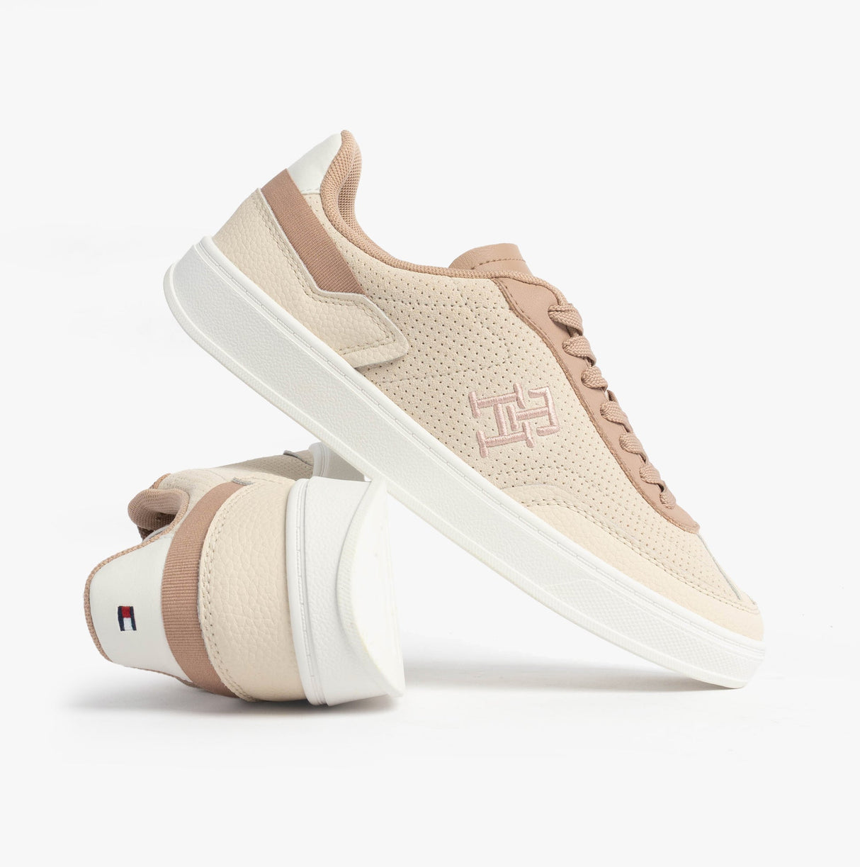 Tommy Hilfiger TH MONOGRAM Trainer Womens Trainers Muslin/Claystone