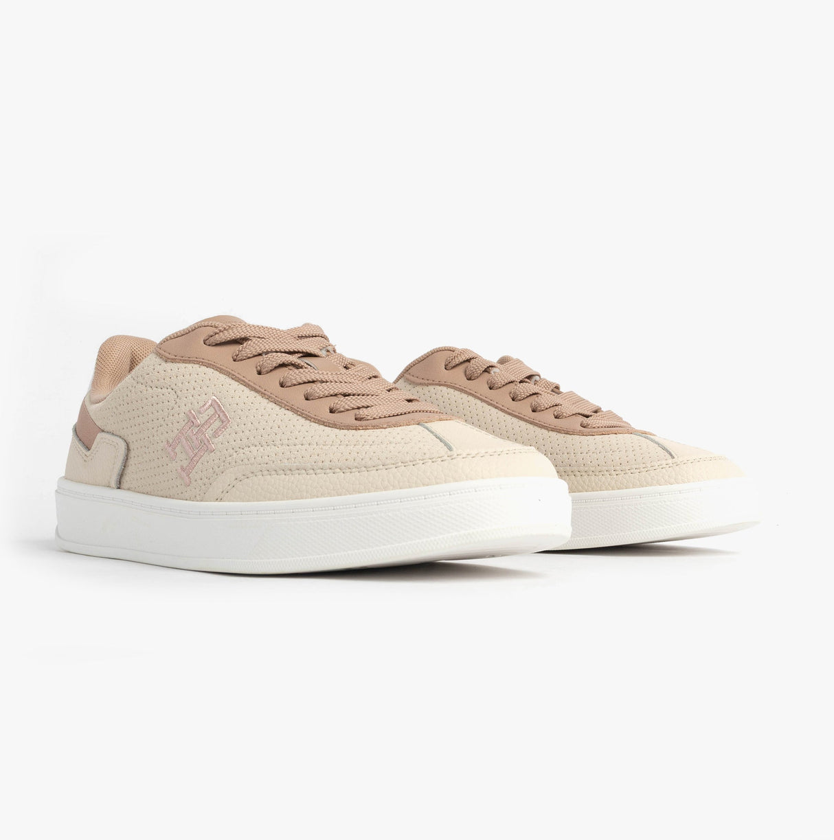 Tommy Hilfiger TH MONOGRAM Trainer Womens Trainers Muslin/Claystone