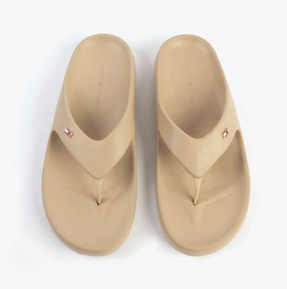 Tommy Hilfiger ENAMEL FLAG CONTOURED Womens Sandals Horseradish