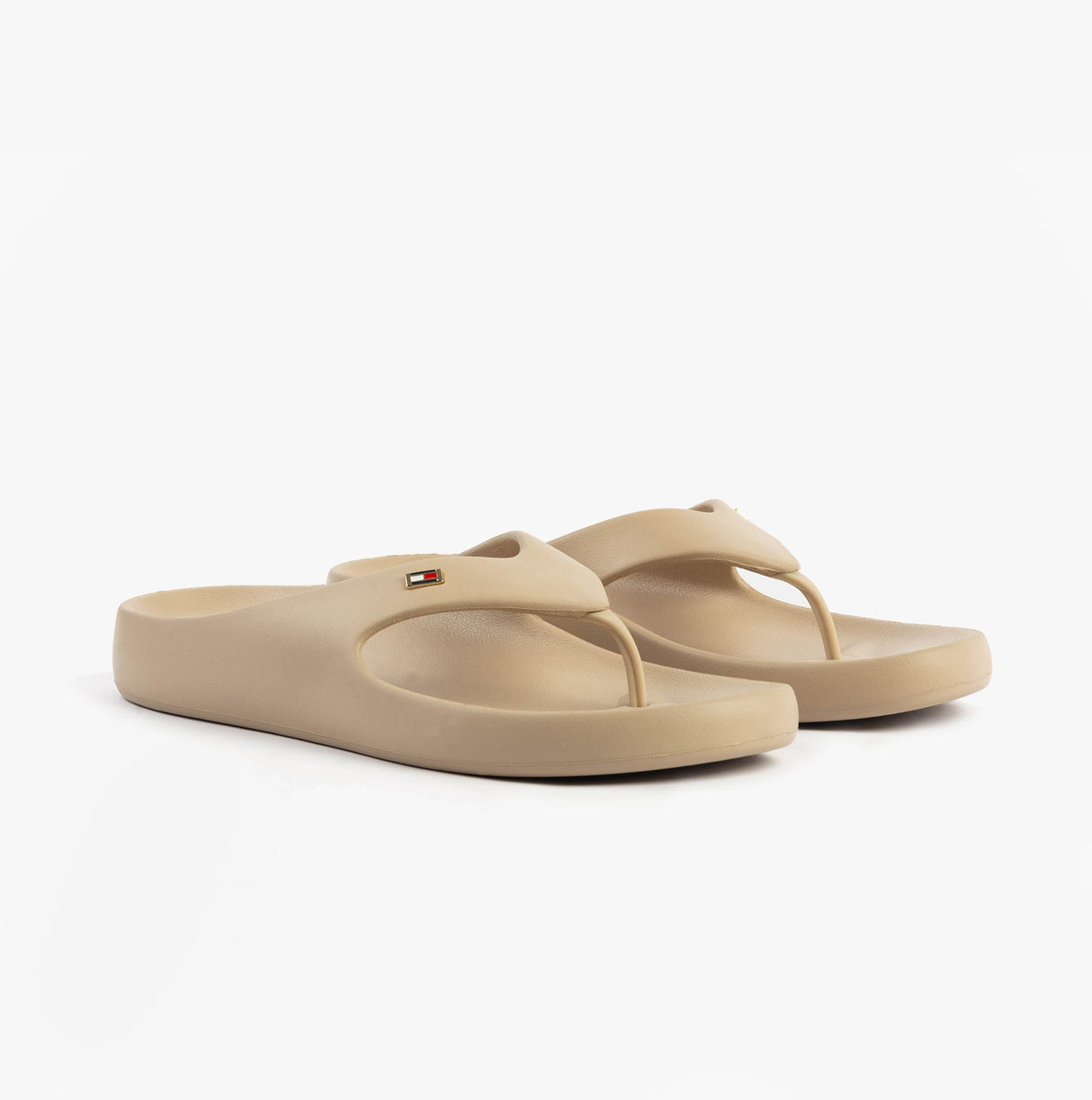 Tommy Hilfiger ENAMEL FLAG CONTOURED Womens Sandals Horseradish