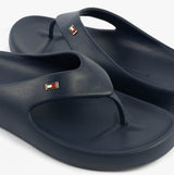 Tommy Hilfiger ENAMEL FLAG CONTOURED Womens Sandals Space Blue