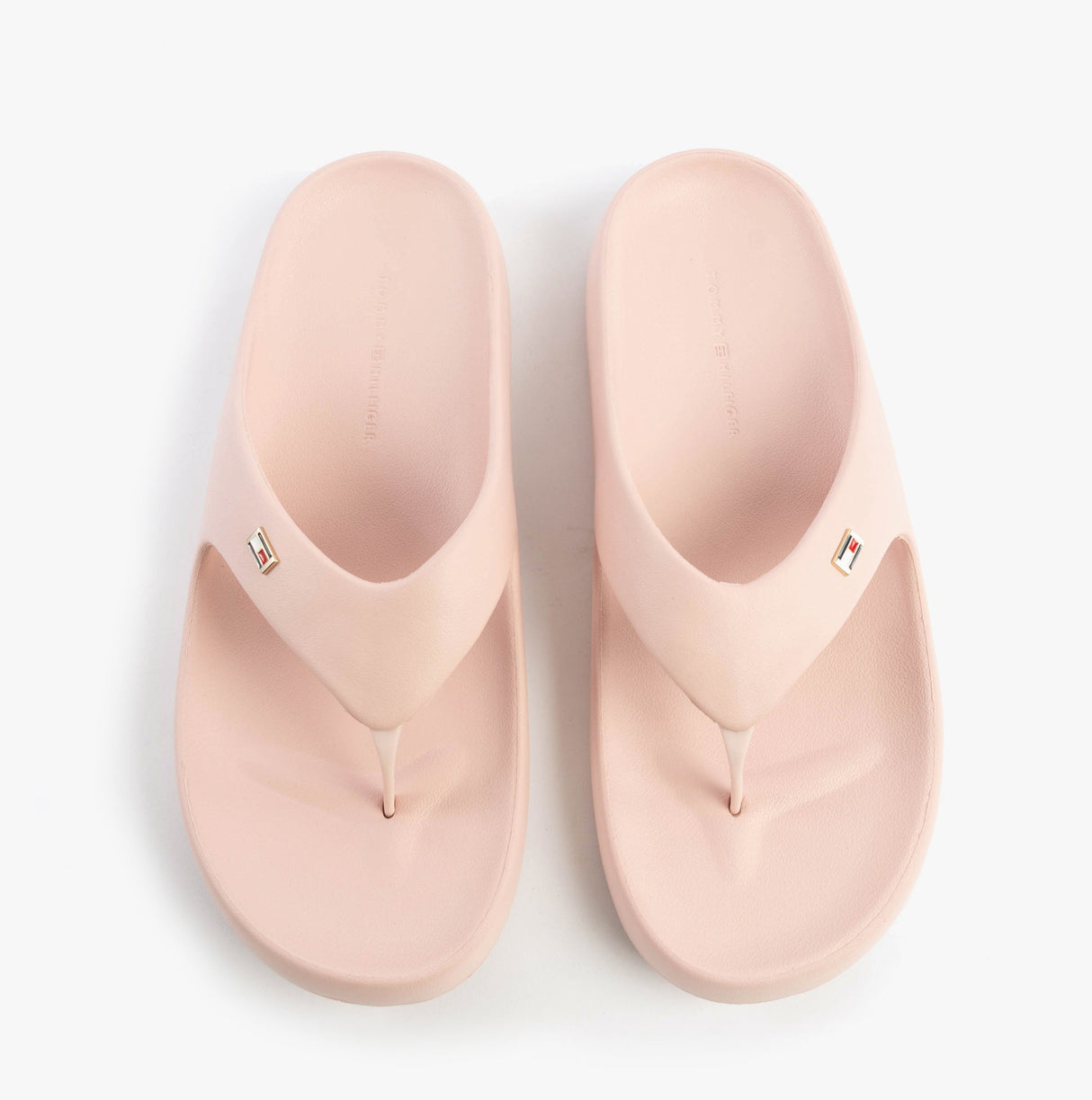 Tommy Hilfiger ENAMEL FLAG CONTOURED Womens Sandals Foggy Pink