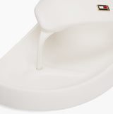 Tommy Hilfiger ENAMEL FLAG CONTOURED Womens Sandals Ancient White