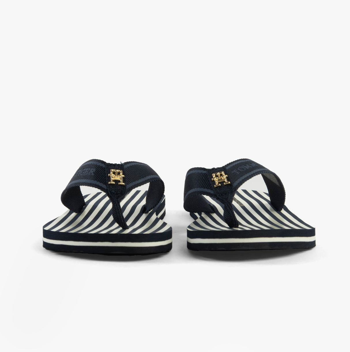 Tommy Hilfiger STRIPES LOGO Womens Flip-Flops Space Blue