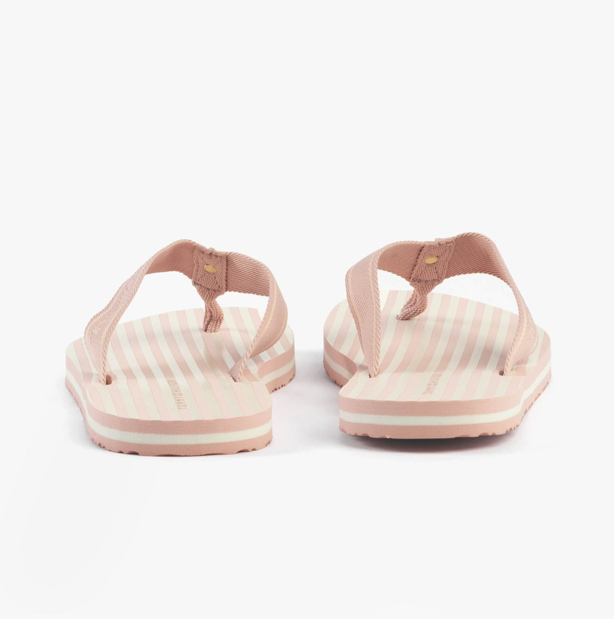 Tommy Hilfiger STRIPES LOGO Womens Flip-Flops Foggy Pink