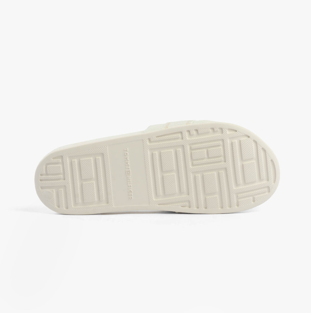 Tommy Hilfiger LOGO WEBBING Womens Slides Ecru