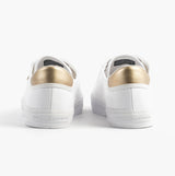 Tommy Hilfiger CANVAS METALLIC HEEL Womens Trainers White