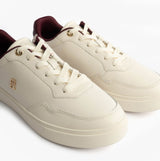 Tommy Hilfiger ELEVATED COURT SNEAK Womens Court Trainers Trainers Ancient White