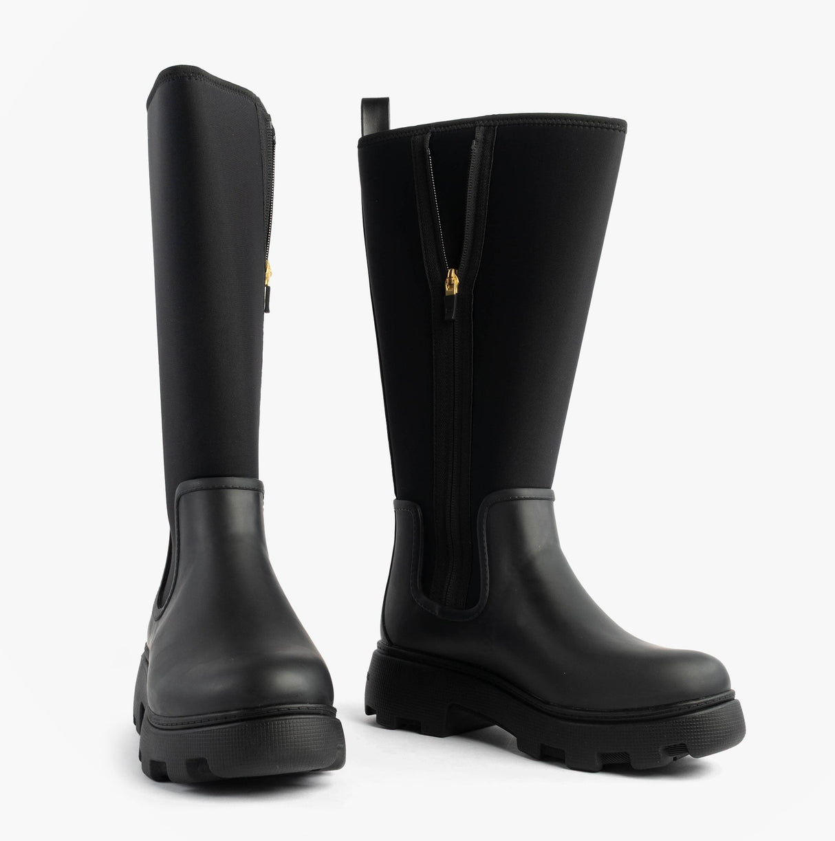 Tommy Hilfiger FLAG LONG RAINBOOT Womens Boots Black