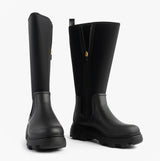 Tommy Hilfiger FLAG LONG RAINBOOT Womens Boots Black