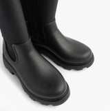 Tommy Hilfiger FLAG LONG RAINBOOT Womens Boots Black