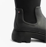 Tommy Hilfiger FLAG LONG RAINBOOT Womens Boots Black