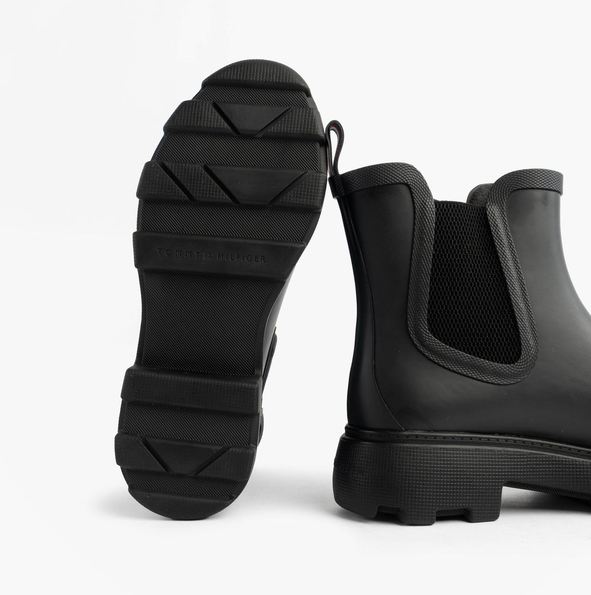 Tommy Hilfiger ANKLE RAINBOOT Womens Boots Black