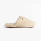 Tommy Hilfiger TH FAUX FUR HOUSE SH Womens Slippers Ancient White