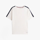 Tommy Hilfiger TH ESTABLISHED Mens T-Shirt Ecru
