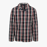 Tommy Hilfiger GLOBAL STRIPE Mens Long-Sleeve Pyjama Set Global Stp Check Desert Sky