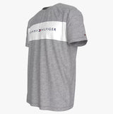 Tommy Hilfiger T-SHIRT BLO LOG Mens Light Grey Heather