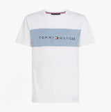 Tommy Hilfiger COLOUR BLOCKED Mens T-Shirt Optic White