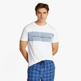 Tommy Hilfiger COLOUR BLOCKED Mens T-Shirt Optic White