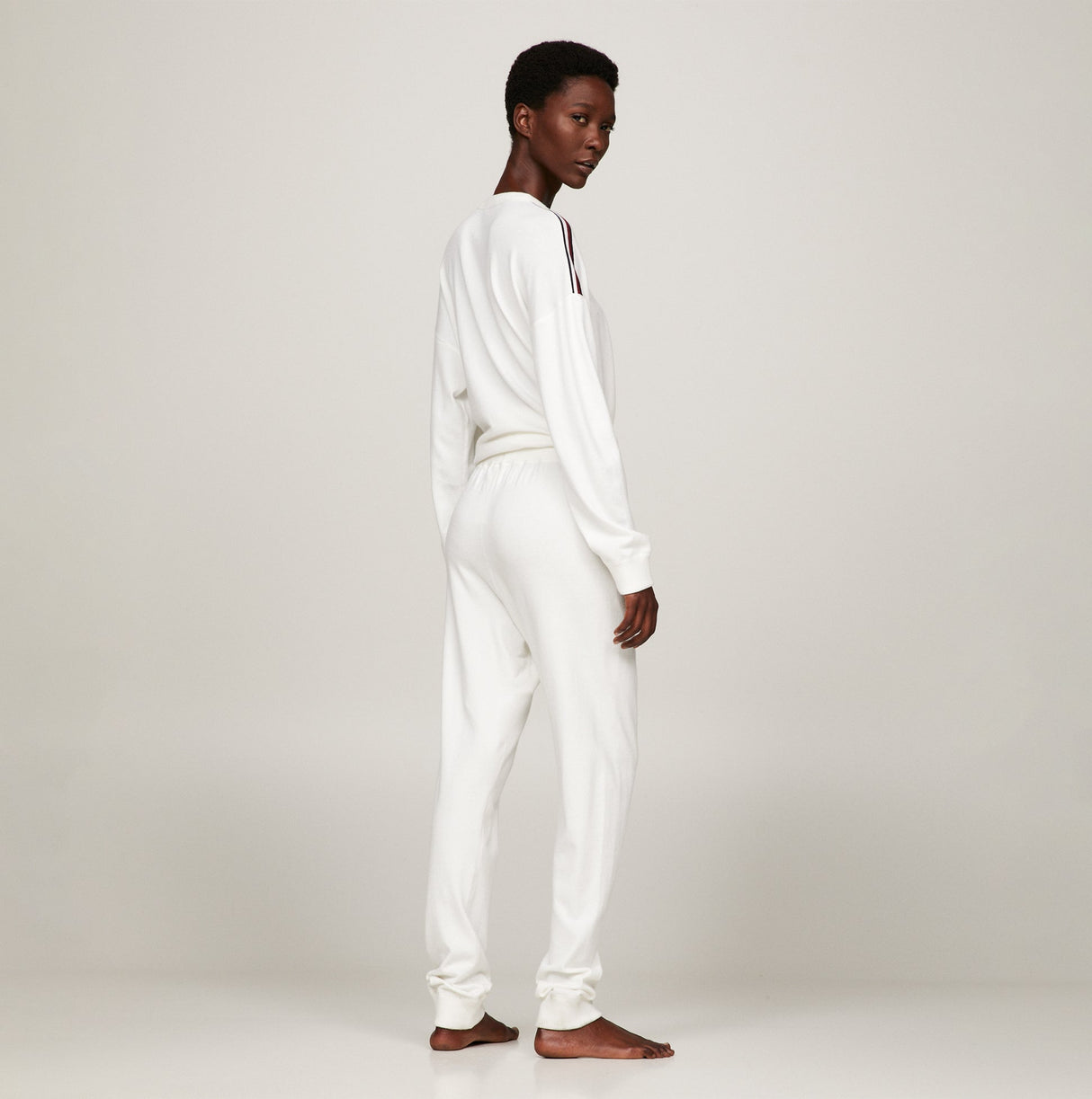 Tommy Hilfiger CUFF PANTS C&S Womens Pants Ecru