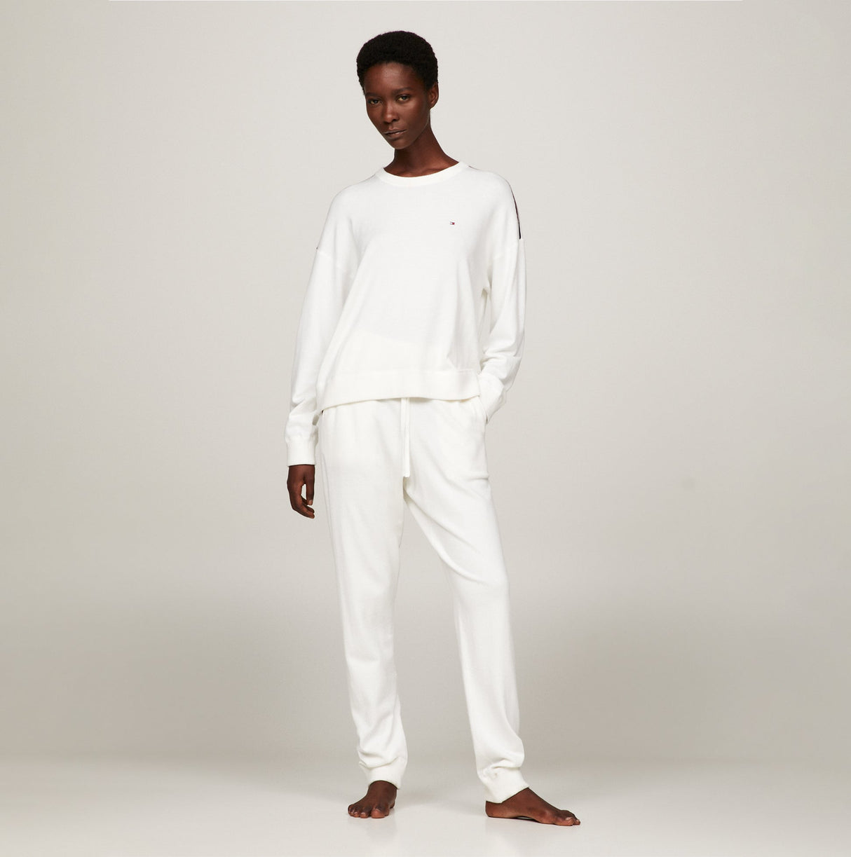 Tommy Hilfiger CUFF PANTS C&S Womens Pants Ecru