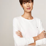 Tommy Hilfiger ORIGINAL Womens Flannel Pan Ivory/Pinstripe Rouge