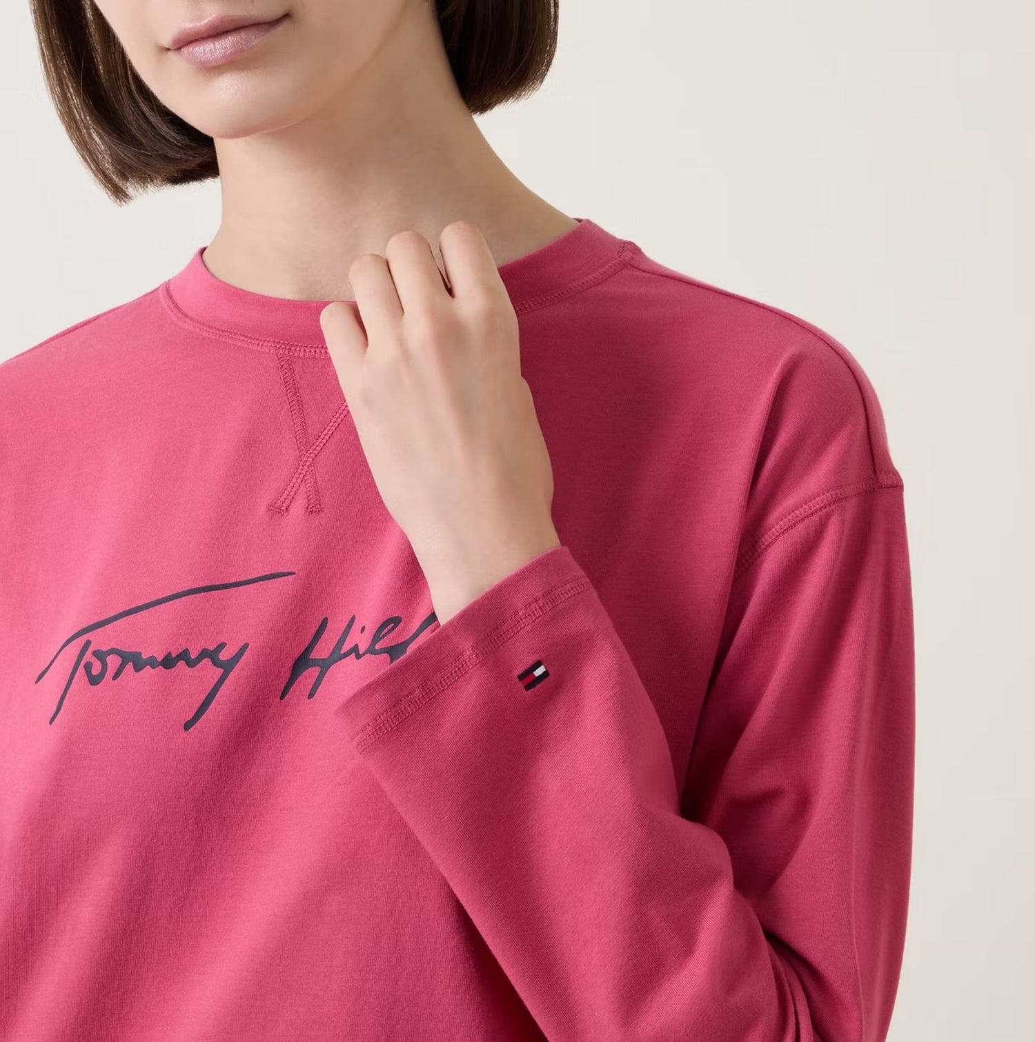 Tommy Hilfiger HERITAGE Womens Pyjama Set Heritage Pink