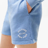 Tommy Hilfiger LOGO Relaxed Womens Lounge Shorts Brisk Blue
