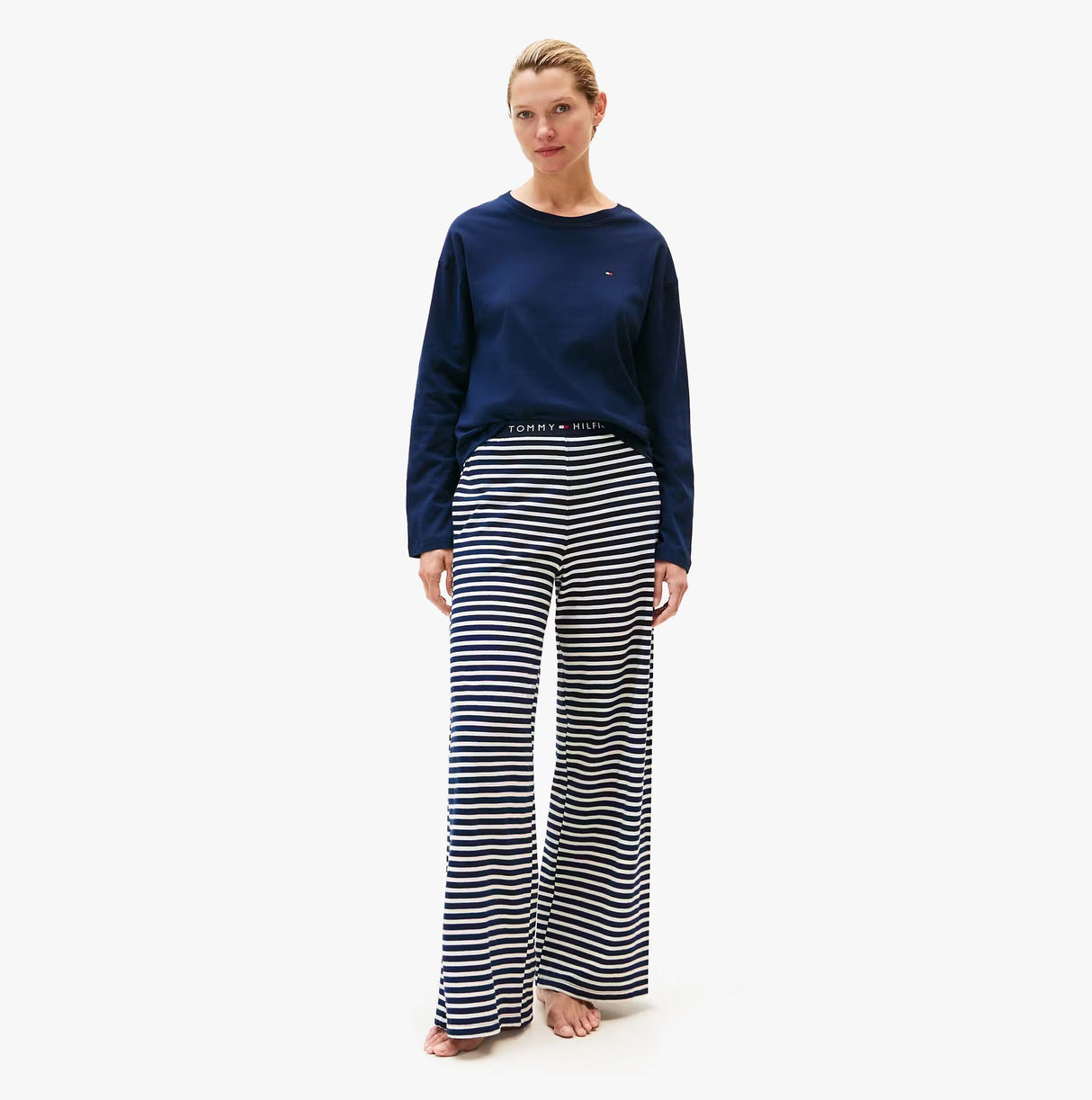 Tommy Hilfiger LS JERSEY RELAXED PJ Womens Set Multicoloured