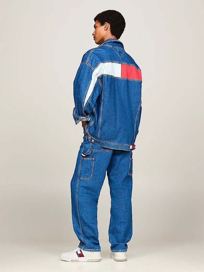 Tommy Hilfiger THE BROOKLYN LEATHER Trainers Mens Ecru