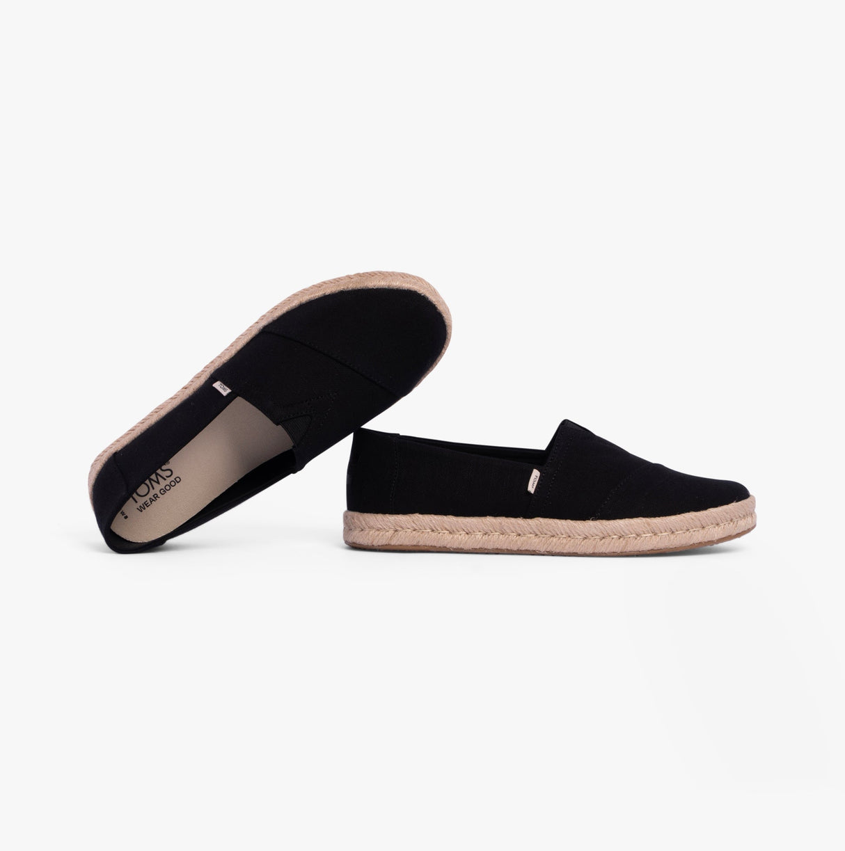 TOMS ALPARGATA ROPE 2.0 Womens Espadrilles Black