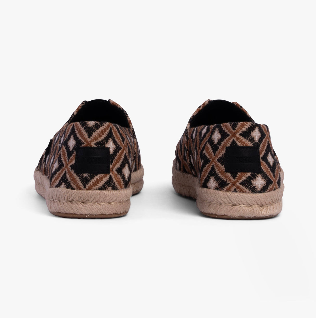 TOMS ALPARGATA ROPE 2.0 Womens Espadrilles Geo Black