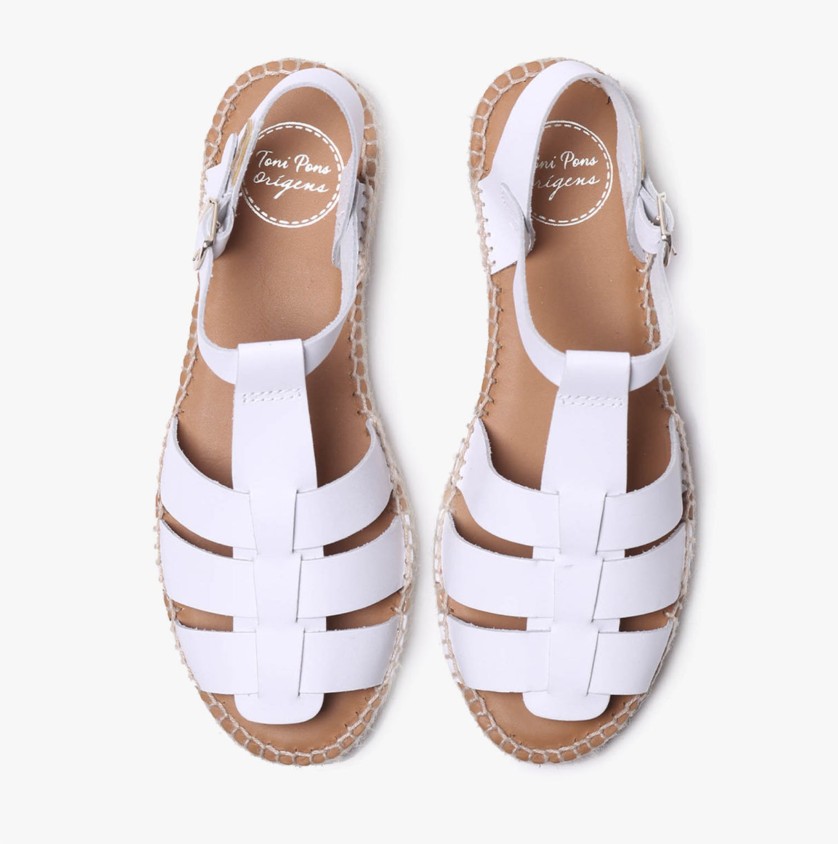 Toni Pons EMMA Womens Espadrille Sandals White