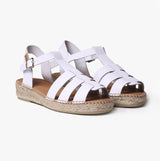 Toni Pons EMMA Womens Espadrille Sandals White