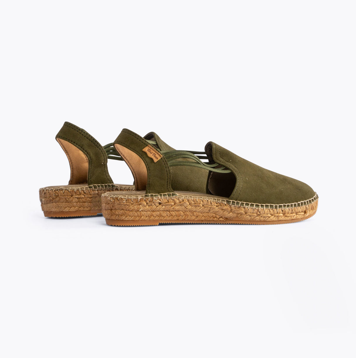 Toni Pons NURIA Womens Suede Espadrilles Khaki