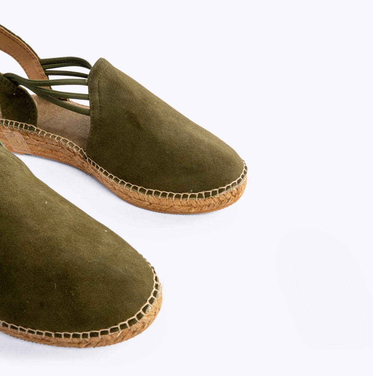 Toni Pons NURIA Womens Suede Espadrilles Khaki