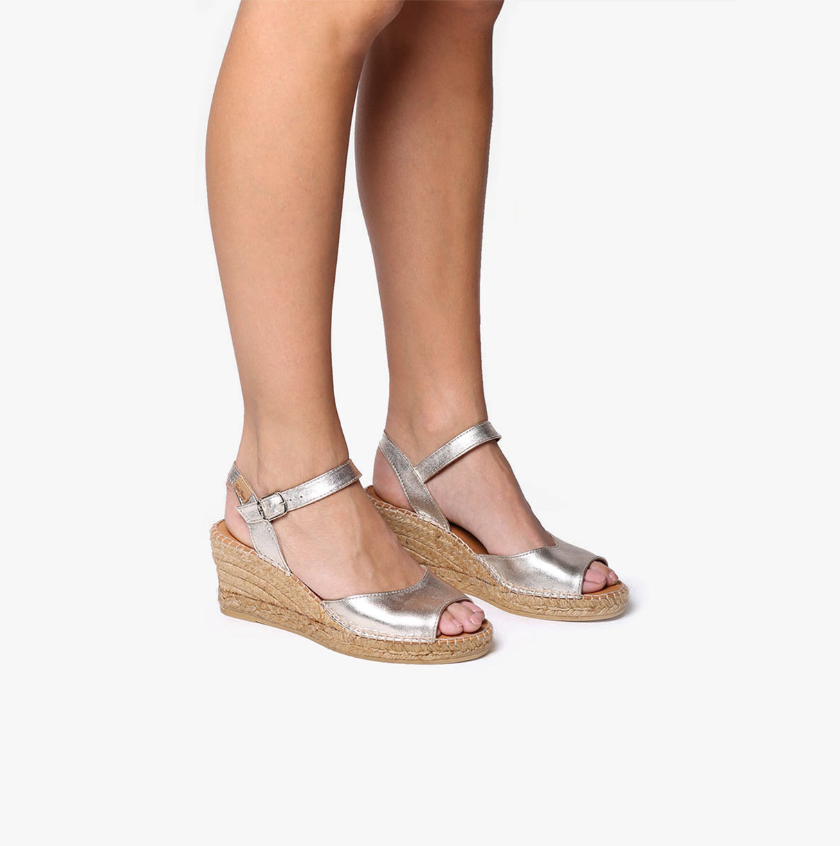 Toni Pons SIA-P Womens Espadrille Sandals Platinum